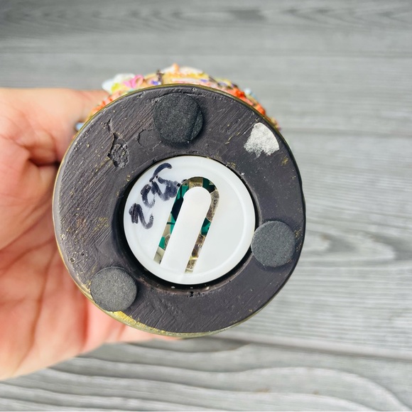 Vintage Flying 3D Doves Birds Floral Lidded Trinket Box music box stash box - Picture 5 of 5